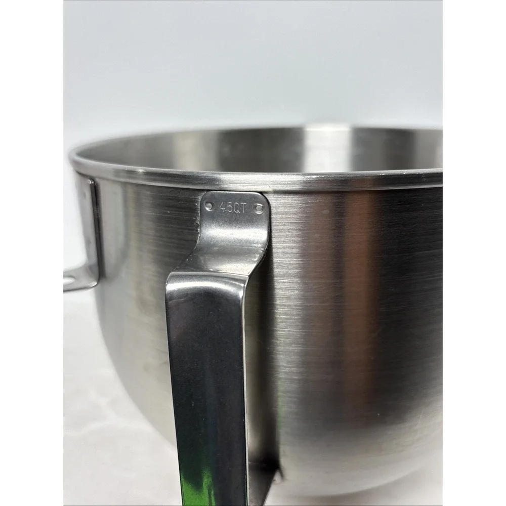 KitchenAid Tilt Head 4.5 Quart Stainless Steel K45 Mixing Bowl Made in Korea
